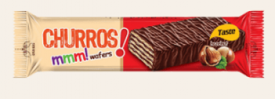 Akay Churros Kokolin Kaplı Fındık Kremalı Gofret 25 Gr