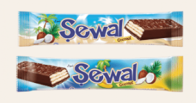 Akay Şewal Kokolin Kaplı Hindistan Cevizi Kremalı Gofret 15 Gr