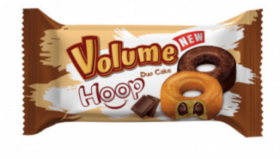 Alyan Volume Hoop Duocake Çikolata Sosu Kaplı Kek 35 Gr