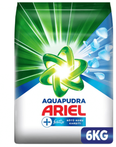 Ariel Matik Aqua Pudra Febreze Etkili Beyazlar İçin 6