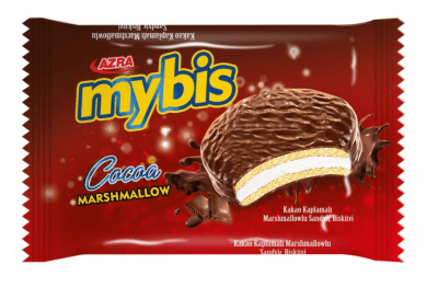 Azra Mybis Marshmellow Sandviç Kakaolu Bisküvi 18 Gr