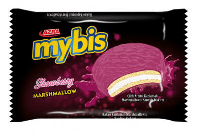 Azra Mybis Marshmellow Sandviç Çilekli Bisküvi 18