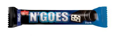 Beyoğlu Gıda Ngoes Bitter Compound Chocolate Coated Cream Filled Cocoa Biscuit Particle Bar 35 Gr