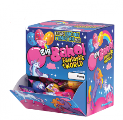 Big Babol Fantastic World Unicorn Eggs Mono Çilek&Muz&Yabanmersini Aromalı Sakız 5 gr