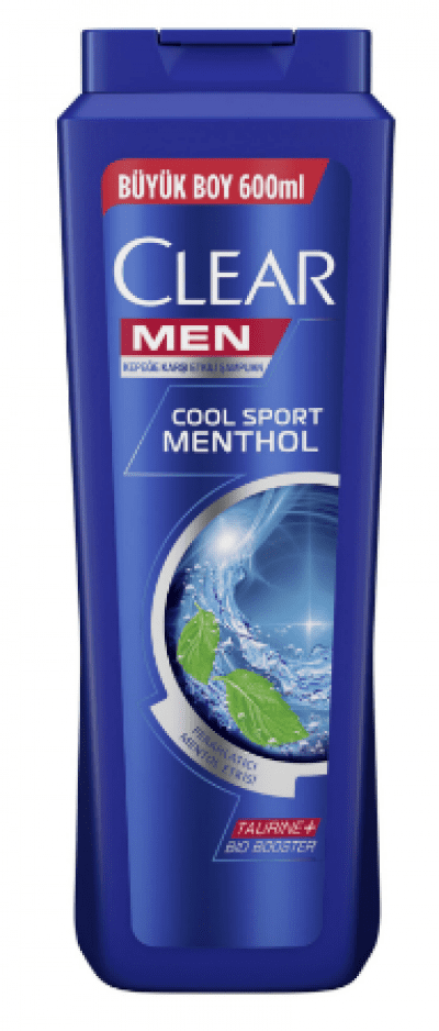 Clear Men Cool Sport Menthol Şampuan 600 ml