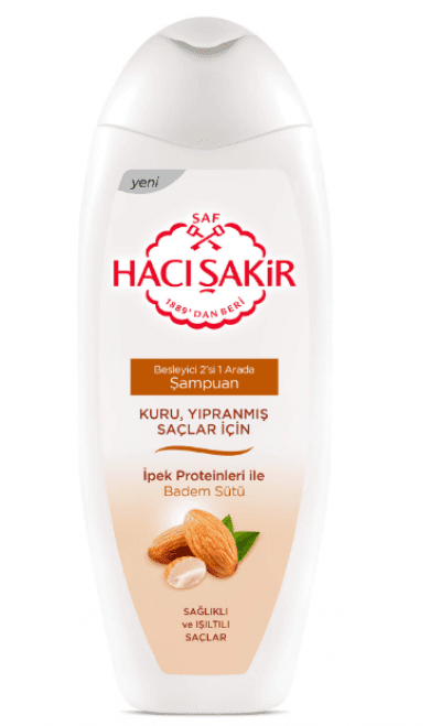 Hacı Şakir Şampuan Badem Kuru & Yıpranmış Saçlar İçin 500 ml