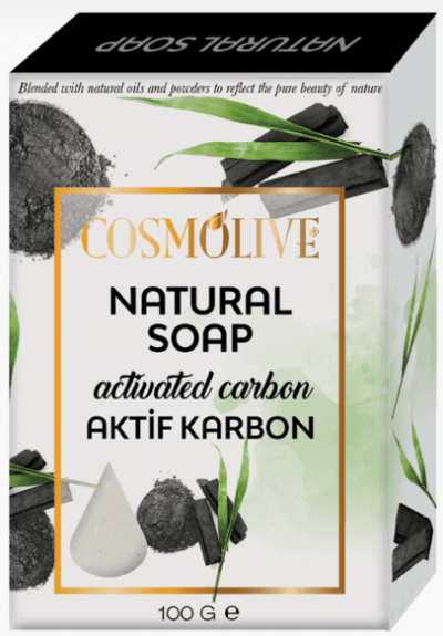 Cosmolıve Doğal Sabun Aktif Karbon 100 Gr