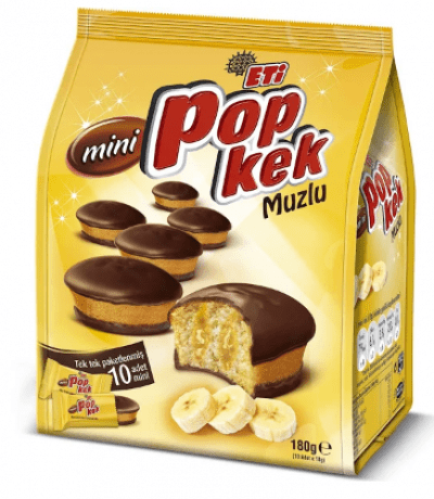 Eti Mini PopKek with Banana  180 gr