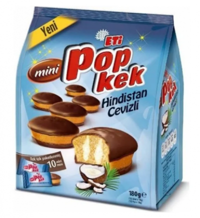 Eti Mini PopKek Hindistan Cevizli 180 gr