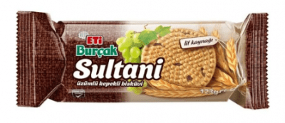 Eti Sultani Üzümlü Kepekli Bisküvi 123 gr