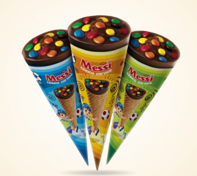 Funda Messi Chips Covered Chocolate 15 Gr