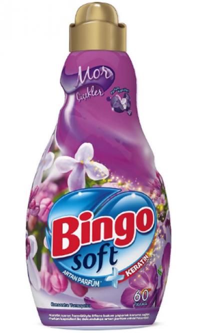 Bingo Konsantre Yumuşatıcı Mor Çiçekler 1440 ml