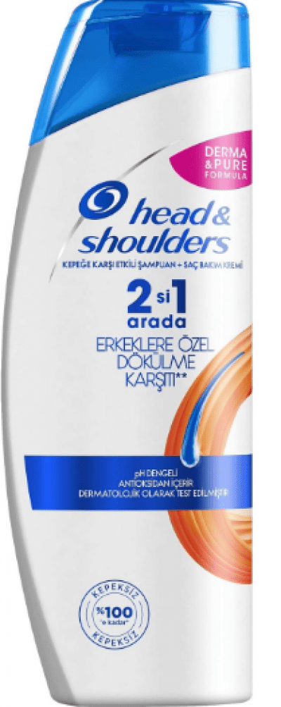 Head&Shoulders 2'si 1 arada Erkeklere Özel Dökülme Karşıtı Şampuan 400 ml