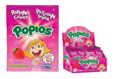 Hleks Popios Çilekli Patlayan Şeker 4 Gr