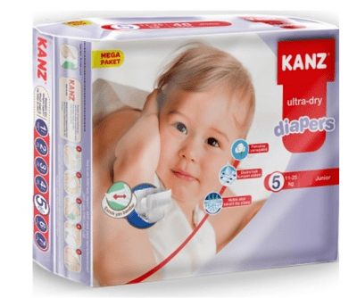 Kanz Diapers Ultra Package No:5 (11-25) 24 pcs