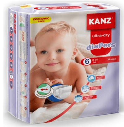 Kanz Diapers Ultra Package No:6 (15-25) 20 pcs