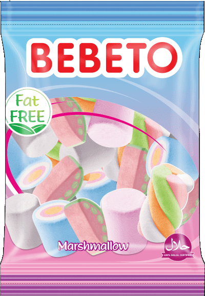 Kervan Gıda Bebeto Marshmallow Candy Mix  135 grX12