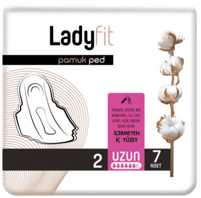 Ladyfit Cotton Pad Long No 2 7 pcs
