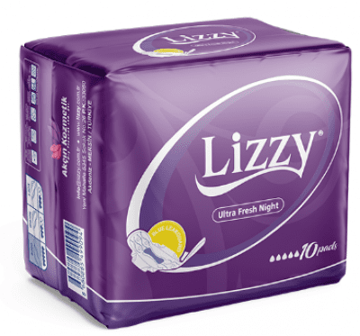 Lizzy Ultra Fresh Pad (Night) 10 pcs