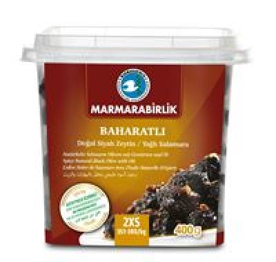 Marmarabirlik Siyah Zeytin Yağlı Salamura Yağ Boyutu : 2XS 400 gr