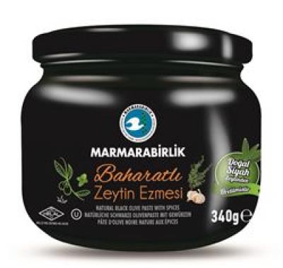 Marmarabirlik Zeytin Macunu Baharatlı Cam 340 gr