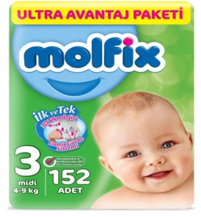 Molfix Ultra Fırsat Paketi No 3 152 adet