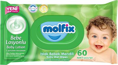 Molfix Wet Towel  60 pc 