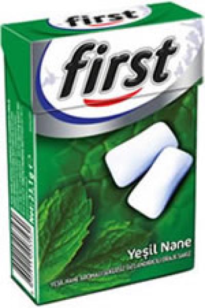 First Chewing Gum Green Mint  23.1 gr 
