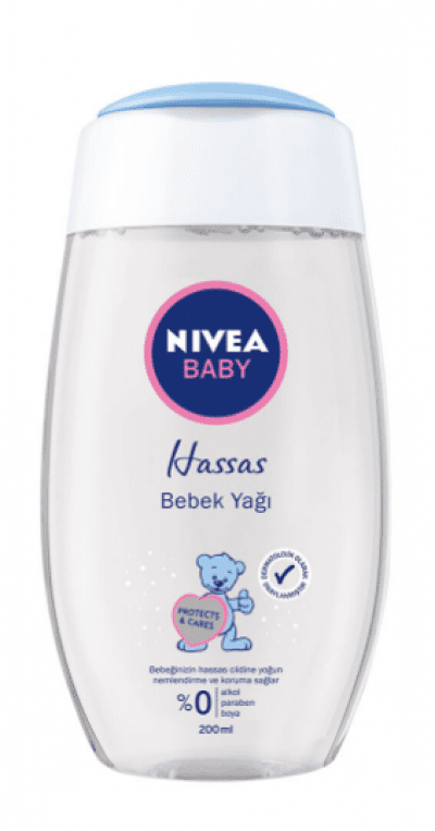 Nivea Bebek Yağı Hassas 200 ml