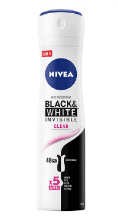 Nivea Deodorant B&W Clear Spray 150 ml
