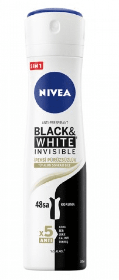 Nivea Deodorant B&W İpeksi Pürüzsüzlük Sprey 150 ml