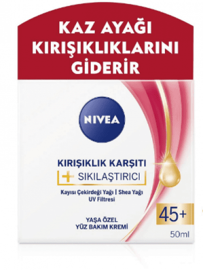 Nivea Yüz Bakım Kremi Yaşlanma Karşıtı Sıkılaştırıcı 45+ 50 ml