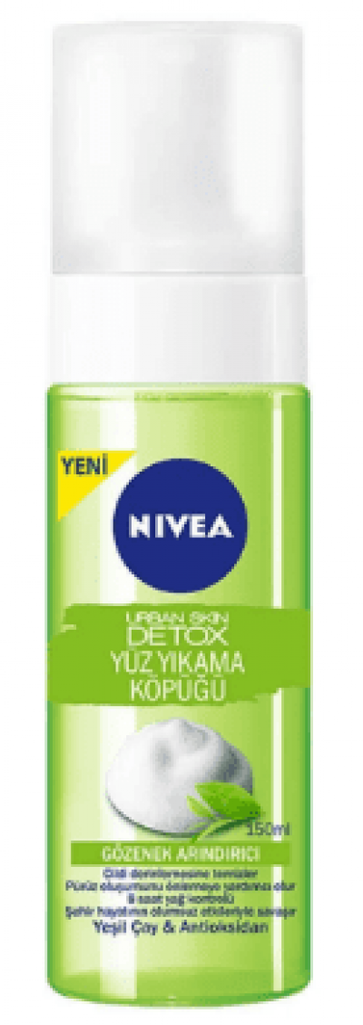 Nivea Yüz Bakımı Yüz Yıkama Köpüğü Detox 150 ml
