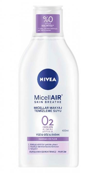 Nivea Yüz Bakımı Micellair Temizleme Suyu Hassas Ciltler 400 ml