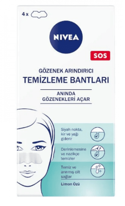 Nivea Facial Care T-Bölgesi Temizleme Bandı 6'lı