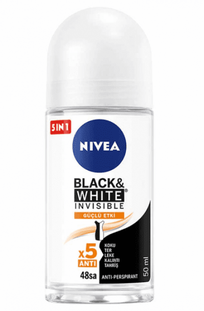 Nivea Black & White Invisible Güçlü Etki Kadın Roll-On 50 ml