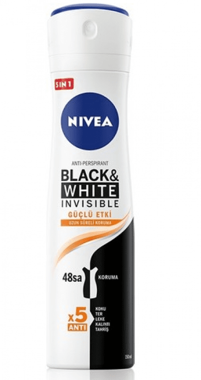 Nivea Black & White Invisible Güçlü Etki Kadın Sprey 150 ml