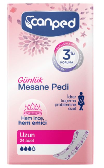 Canped Günlük Mesane Pedi Uzun 24 adet