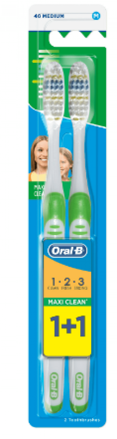 Oral B Clean Fresh Strong Toothbrush  1+1 pcs