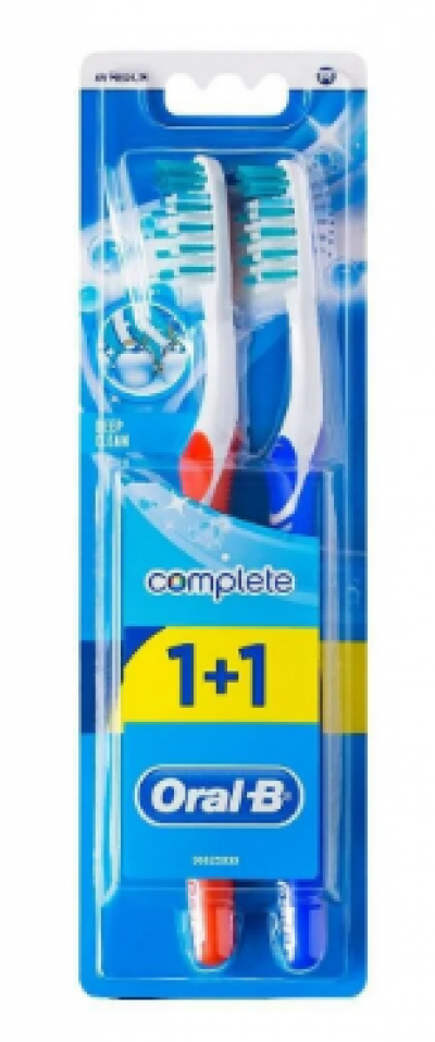 Oral B Complete Deep Clean Toothbrush  1+1 pcs
