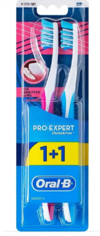 Oral B Pro Expert Sensitive Toothbrush  1+1 pcs