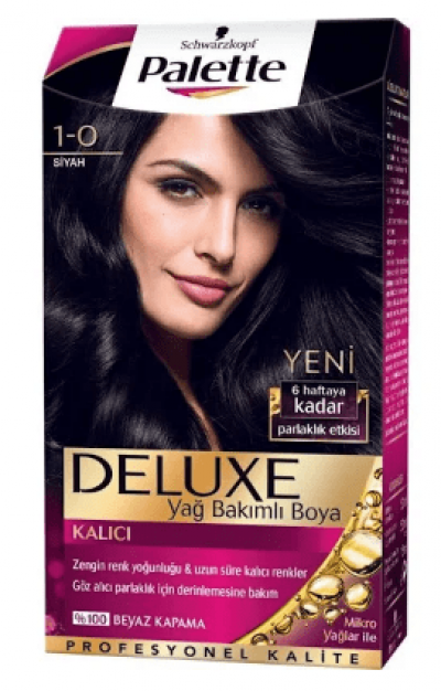 Palette Deluxe Saç Boyası Siyah 1-0 1 adet
