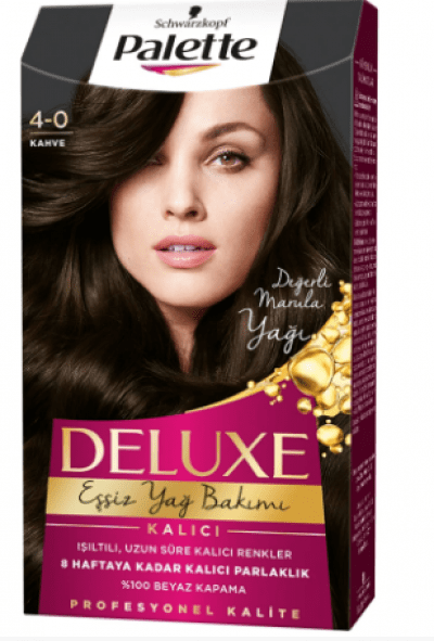 Palette Deluxe Saç Boyası Kahve 4-0 1 adet