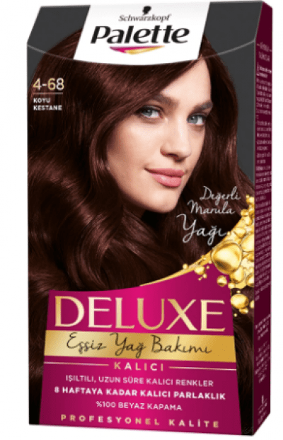 Palette Deluxe Saç Boyası Koyu Kestane 4-68 1 adet