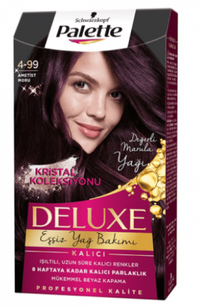 Palette Deluxe Hair Dye Eggplant Purple 4-99  1 pcs 