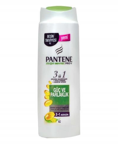Pantene 3'ü 1 arada Güç ve Parlaklık Şampuan 470 ml