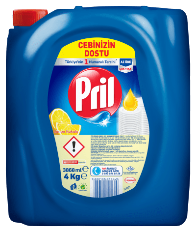 Pril Sıvı Bulaşık Deterjanı Limon 4 kg
