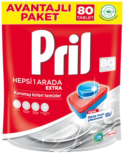 Pril Tabs All in One  80 pcs