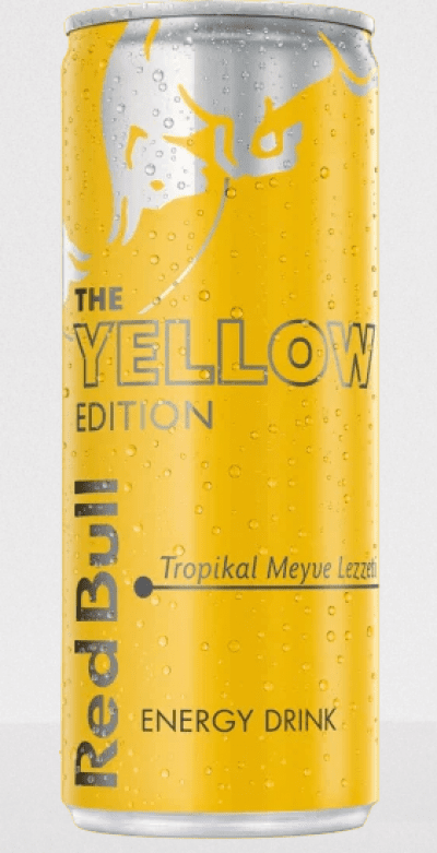 Redbull Enerji İçeceği Yellow Edition Tropikal Meyve Lezzeti 250 ml