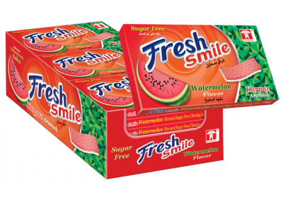 Saadet Fresh Smile Karpuz Aromalı Şekersiz Sakız 14 gr